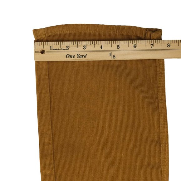 American Eagle Corduroy Pants Mens 26 x 26.5 Original Straight Leg Brown AE NEW - Picture 6 of 13